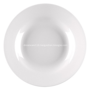 9-Inch , 23-cm Rimmed Porcelain Soup Plate